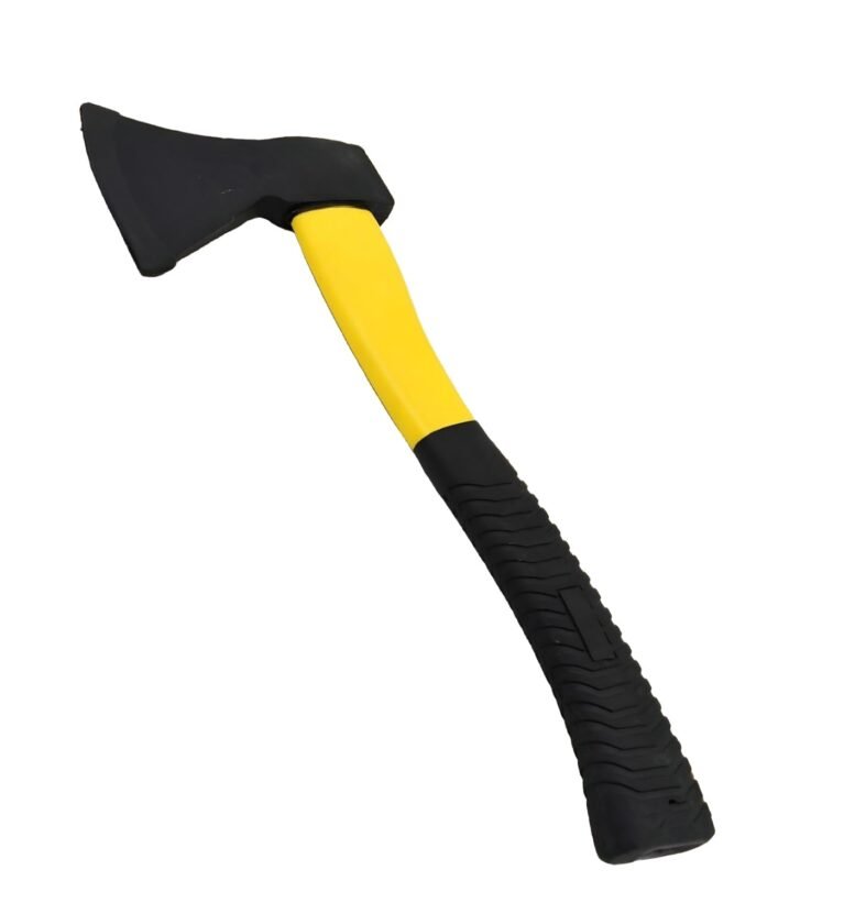 Axe Tool 972gm – Carbon Steel 2 in 1 Gardening Sickle Hatchet for Wood Cutting, Grass Removal, Harvesting, Pruning, Camping and Weed Clearing with Heavy Duty – Fiberglass Handle (Pack of 1)