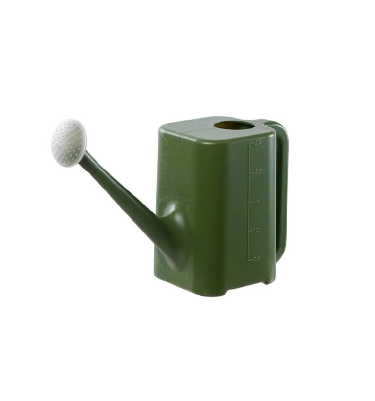 Precision Watering Can with Long Spout Gentle Watering Can with Shower Head Slim Profile Vessel for Plant Lovers, Gardeners, Indoor Plants, Balcony Gardening, Patio Pots, 25L Avocado Green