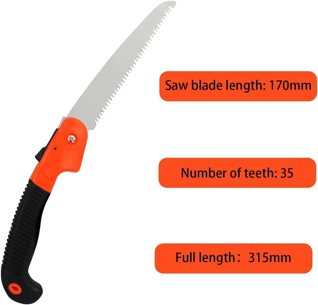 Heavy Duty Plant Cutter - Outdoor Hacksaws, 18 cm Steel Blade, Folding Saw for Patio Repair & Travel Camps - Image 6