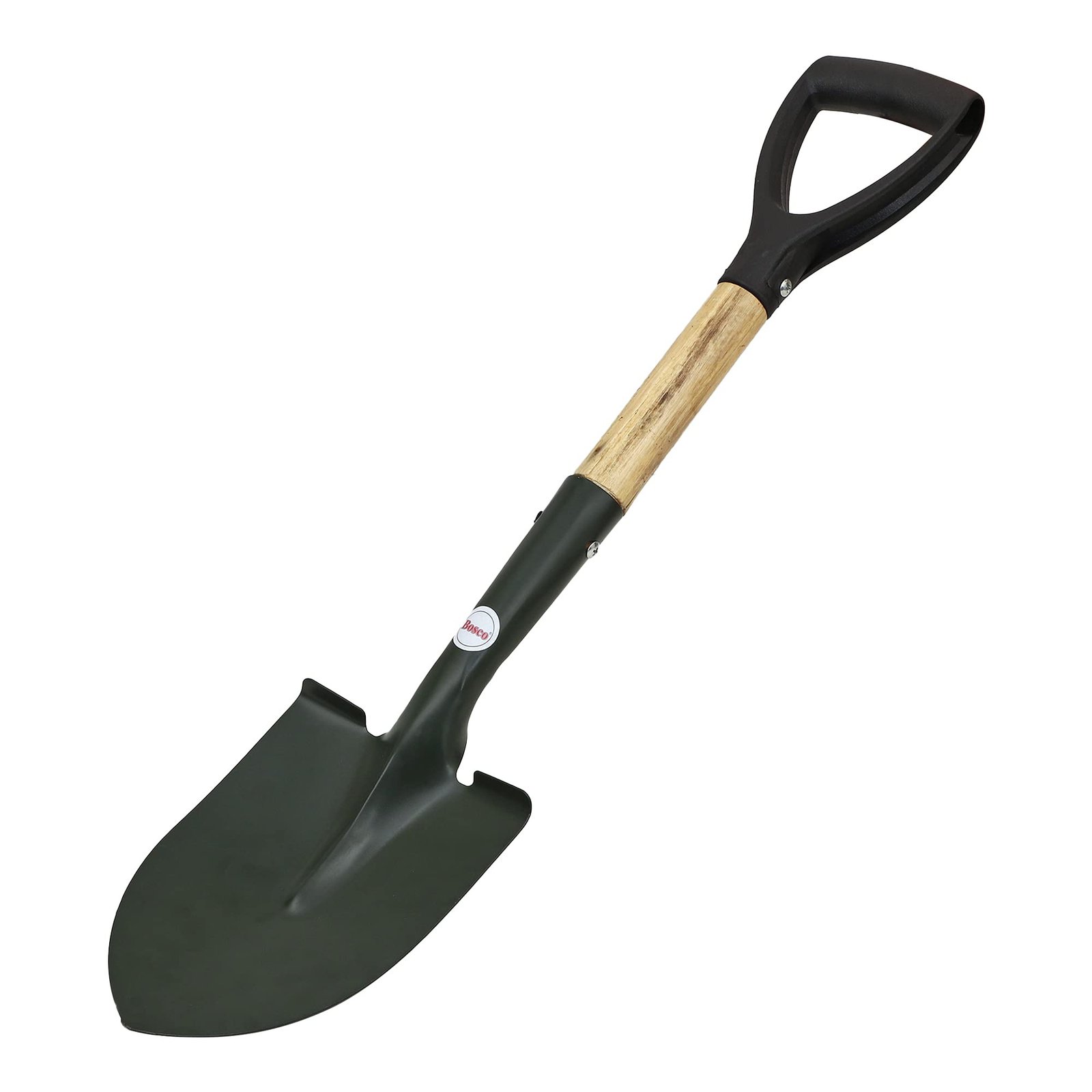Small Multi-Purpose Shovel for Outdoor, Gardening, Engineering, Camping&Construction Rust-Resistant Steel Blade Compact&Durable Tool for Digging,Lifting,Moving Heavy Duty Shovel with D Handle - Image 3