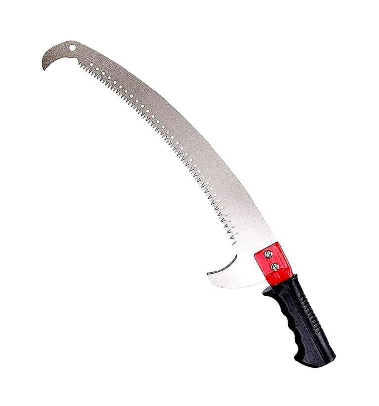Pruning Saw - 23 Inch Blade Hand Saw with Hook, Heavy-Duty Tree Cutter, Wood Cutter, Saw Cutter, Non-Slip PVC Grip, Tree Cutter Tools for Efficient Tree and Wood Trimming