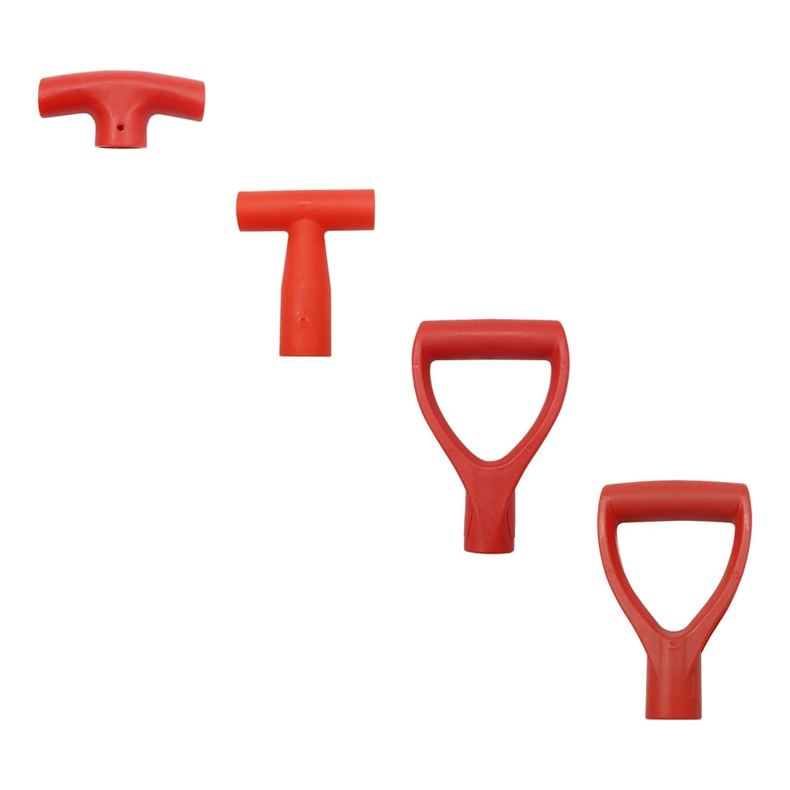 3xShovel Grip Handle Durable for Garden Shovel Camp Shovel Digging Raking Tool Short T Type | Shovels | Garden Tools & Equipment | Gardening Supplies - Image 2