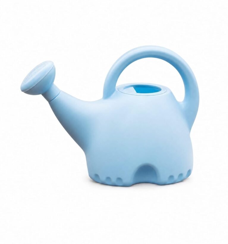 Compact Watering Can with Sprinkler Head Smooth Watering Can with Long Spout Vessel Easy to Clean for Children, Kids, Home, Balcony, Garden, Blue, Single Color