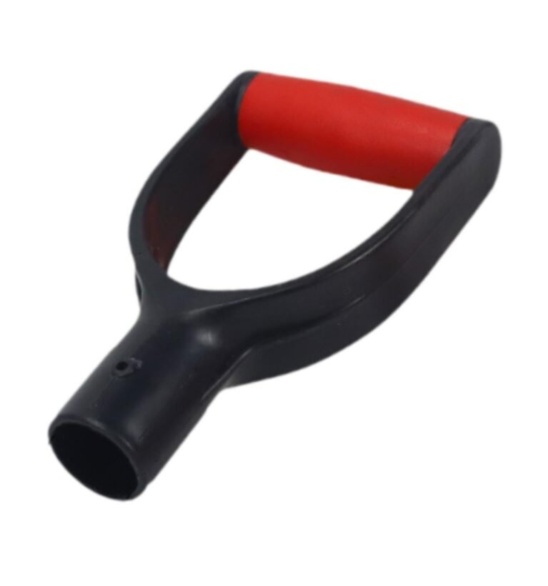 ® Shovel D Grip Handle for Digging Raking Tool Premium Snow Shovel Top Handle Red Black-Shovels