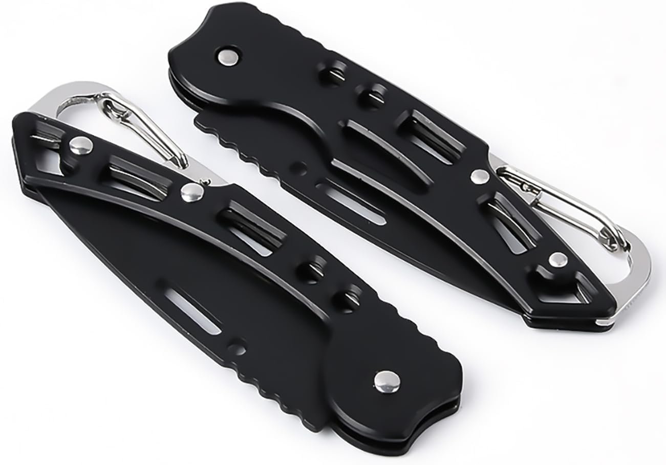 Folding Utility Cutter, Stainless Steel Multipurpose Cutting Tool for Packaging, Carton Opening, Fruit & Vegetable Preparation, Craft, Office and Household Use (PACK OF 1) - Image 3