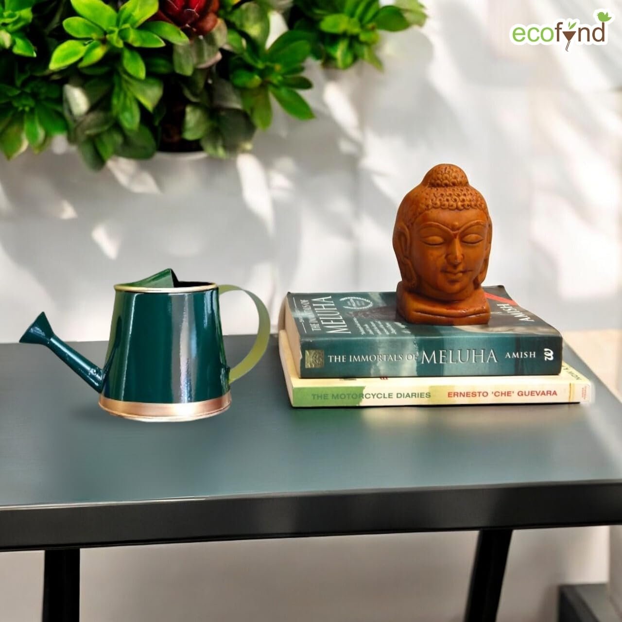 250 ml Mini Garden Watering Can for Plants for Kids (WC6: Kids with Gold Border, Green) - Image 7