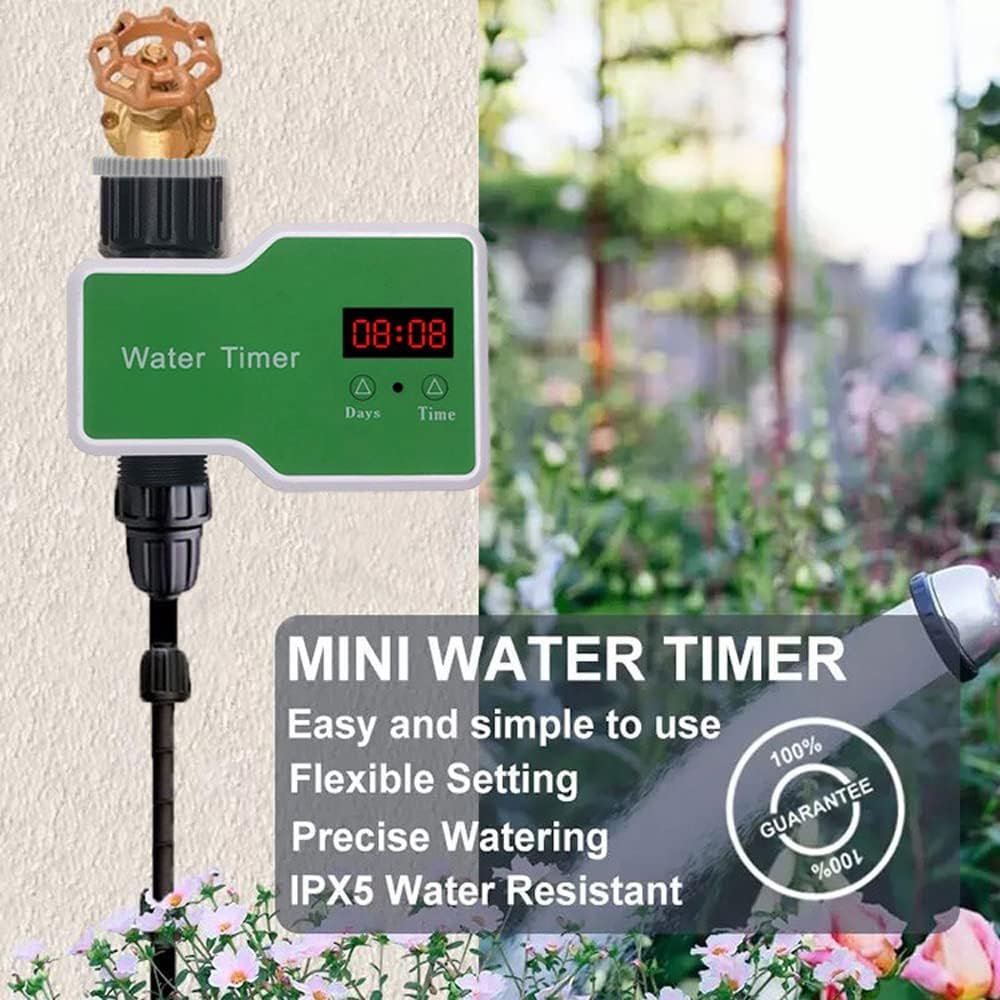 (BT41G6) Irrigation Digital Programmable Water Timer IP65 Waterproof Controller | Daily/Hourly Scheduling for Garden, Balcony, Lawn (Timer, 1, Set) - Image 3