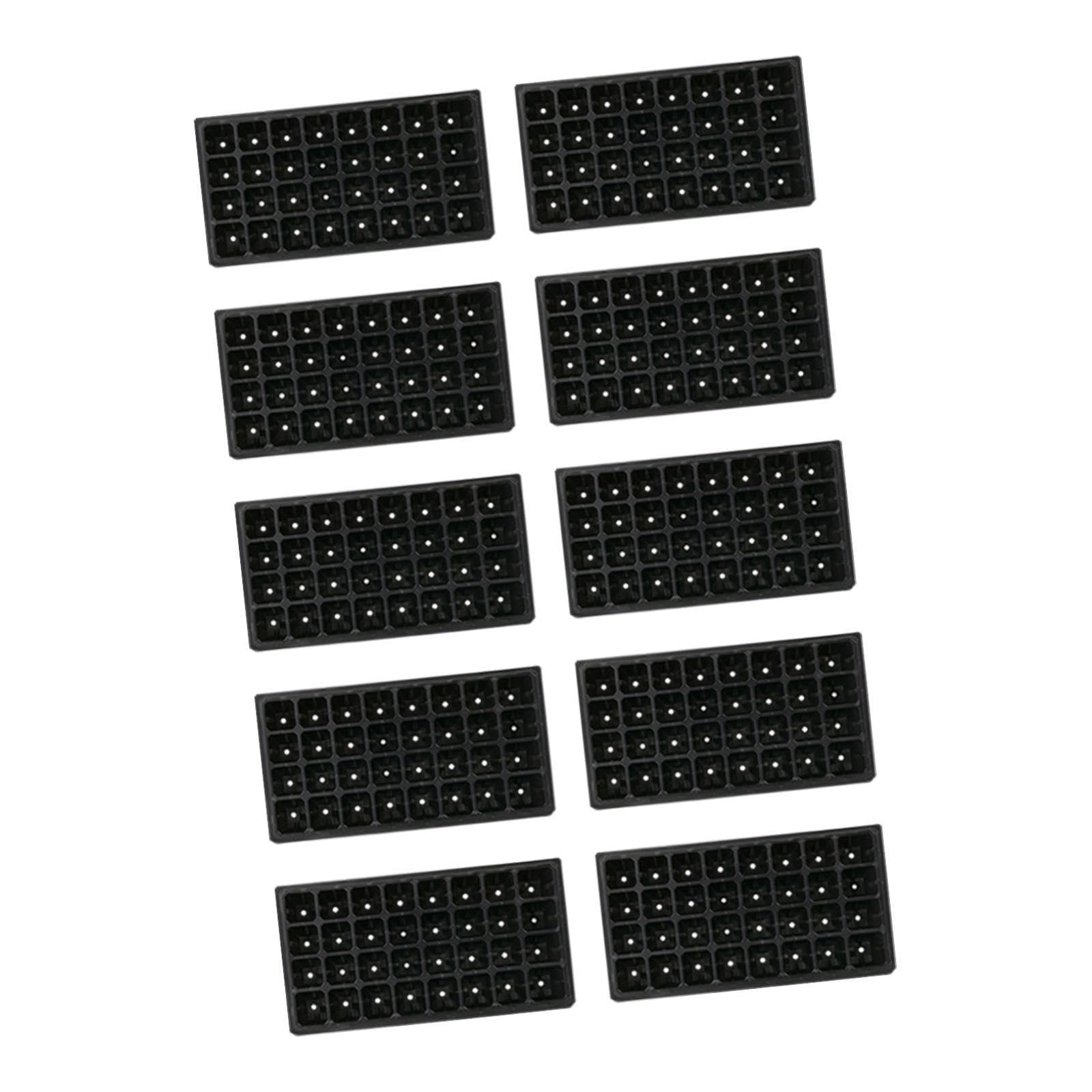 ® 10 Pieces 32 Cell Nursery Seedling Trays Multipurpose Seedling Starter Trays 80g|Multicolor|PP|Home & Garden - Image 5