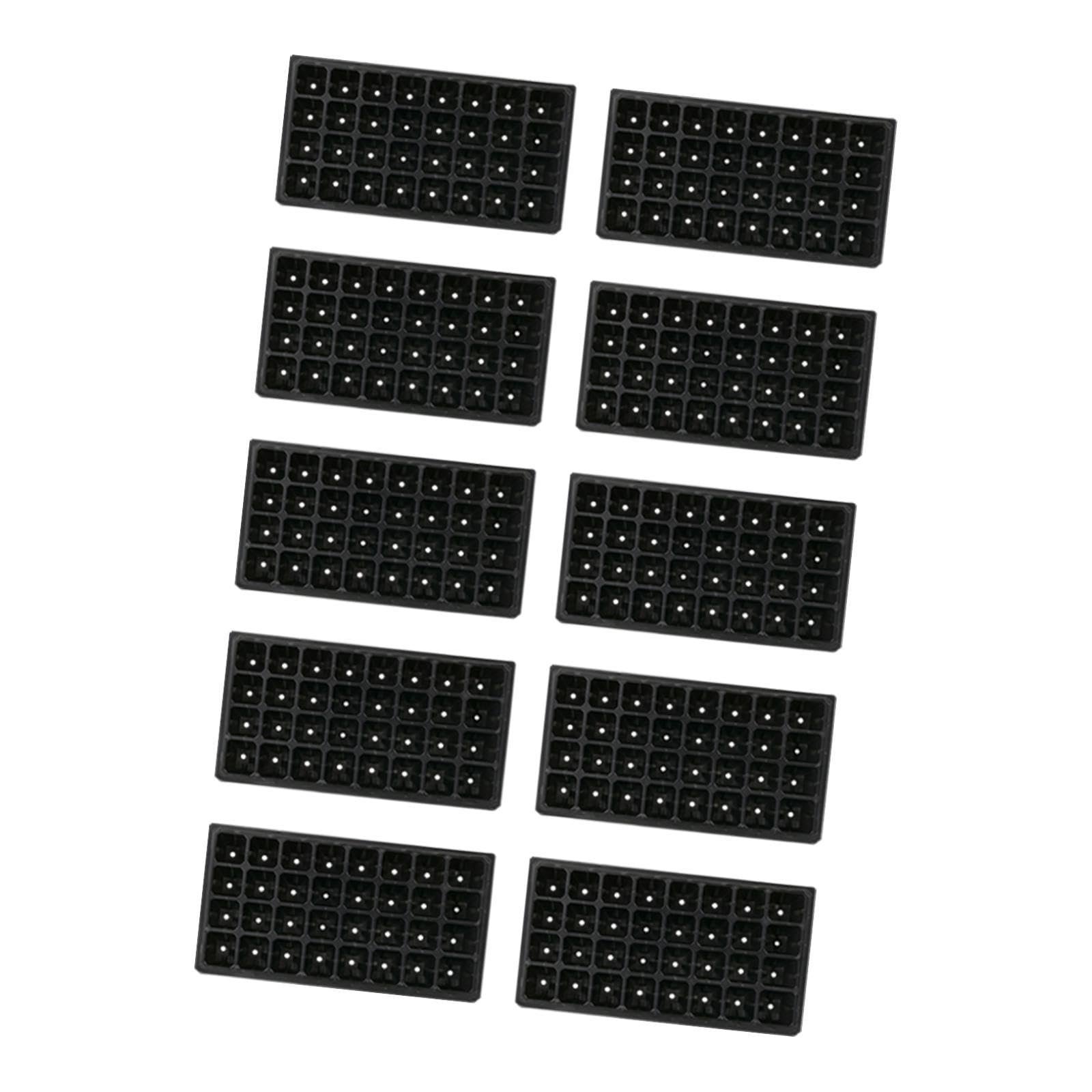 ® 10 Pieces 32 Cell Nursery Seedling Trays Multipurpose Seedling Starter Trays 80g|Multicolor|PP|Home & Garden - Image 4