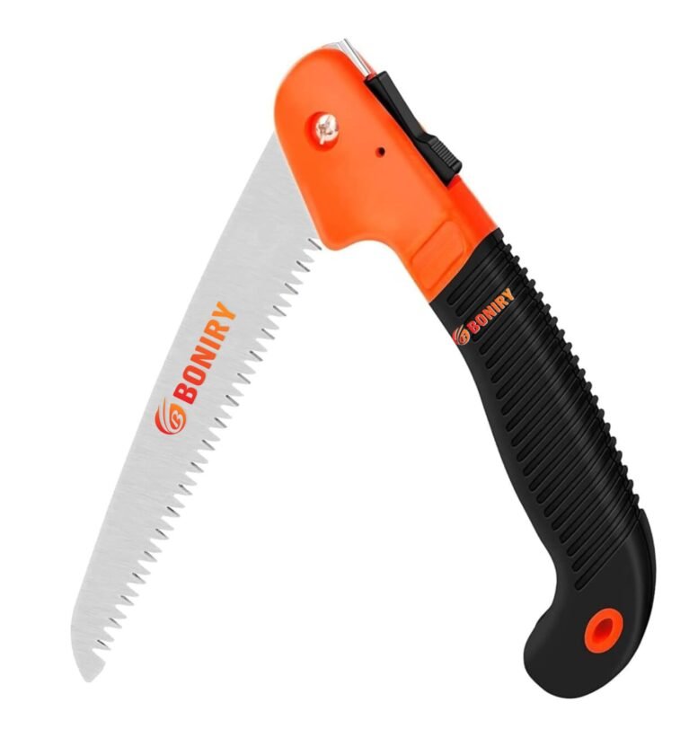 Heavy Duty Plant Cutter - Outdoor Hacksaws, 18 cm Steel Blade, Folding Saw for Patio Repair & Travel Camps