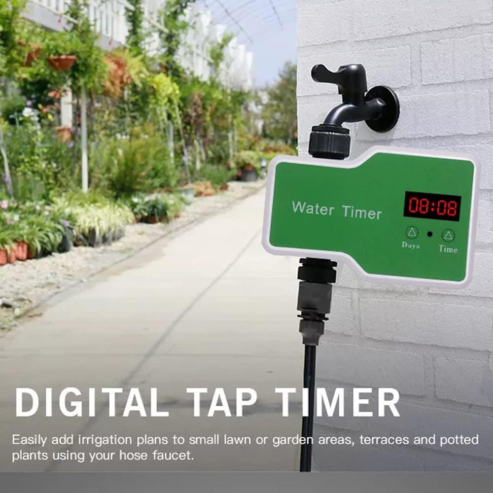 (BT41G6) Irrigation Digital Programmable Water Timer IP65 Waterproof Controller | Daily/Hourly Scheduling for Garden, Balcony, Lawn (Timer, 1, Set) - Image 4