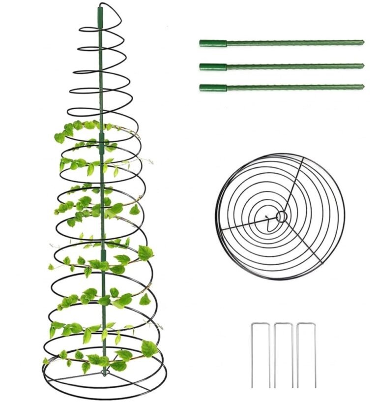 Climbing Plant Trellis Stretchable Metal Cage for Garden Vines