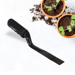 1-Inch Gardening Khurpi Metal Blade, Tool for Soil Tilling, Black