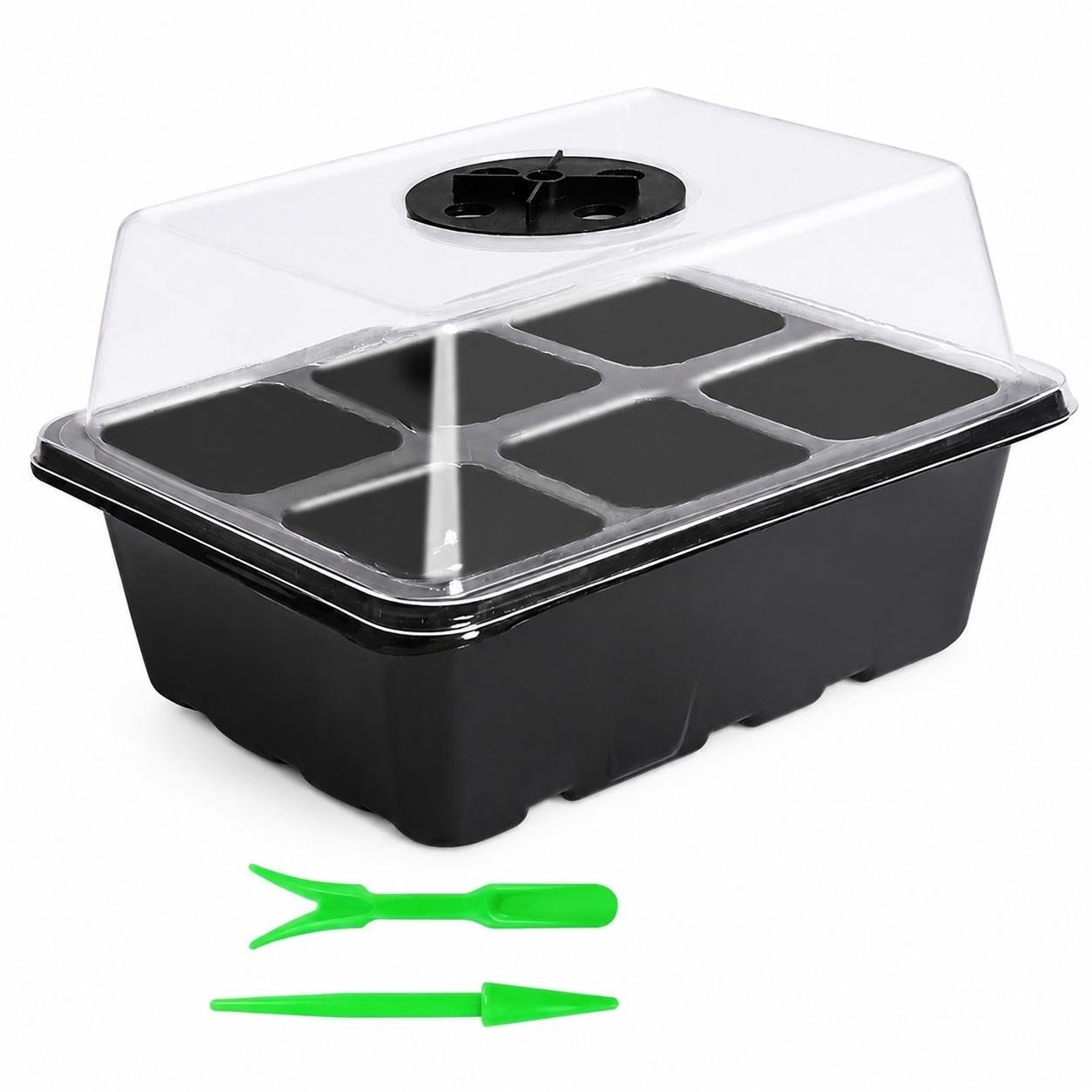 Seedling Raising Tray, with Lid, Set of 3 3