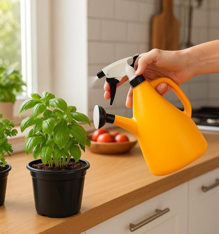 Dual-use Watering and Spraying Garden Tool: Watering Can One-Liter Watering Spray Bottle (assorted)