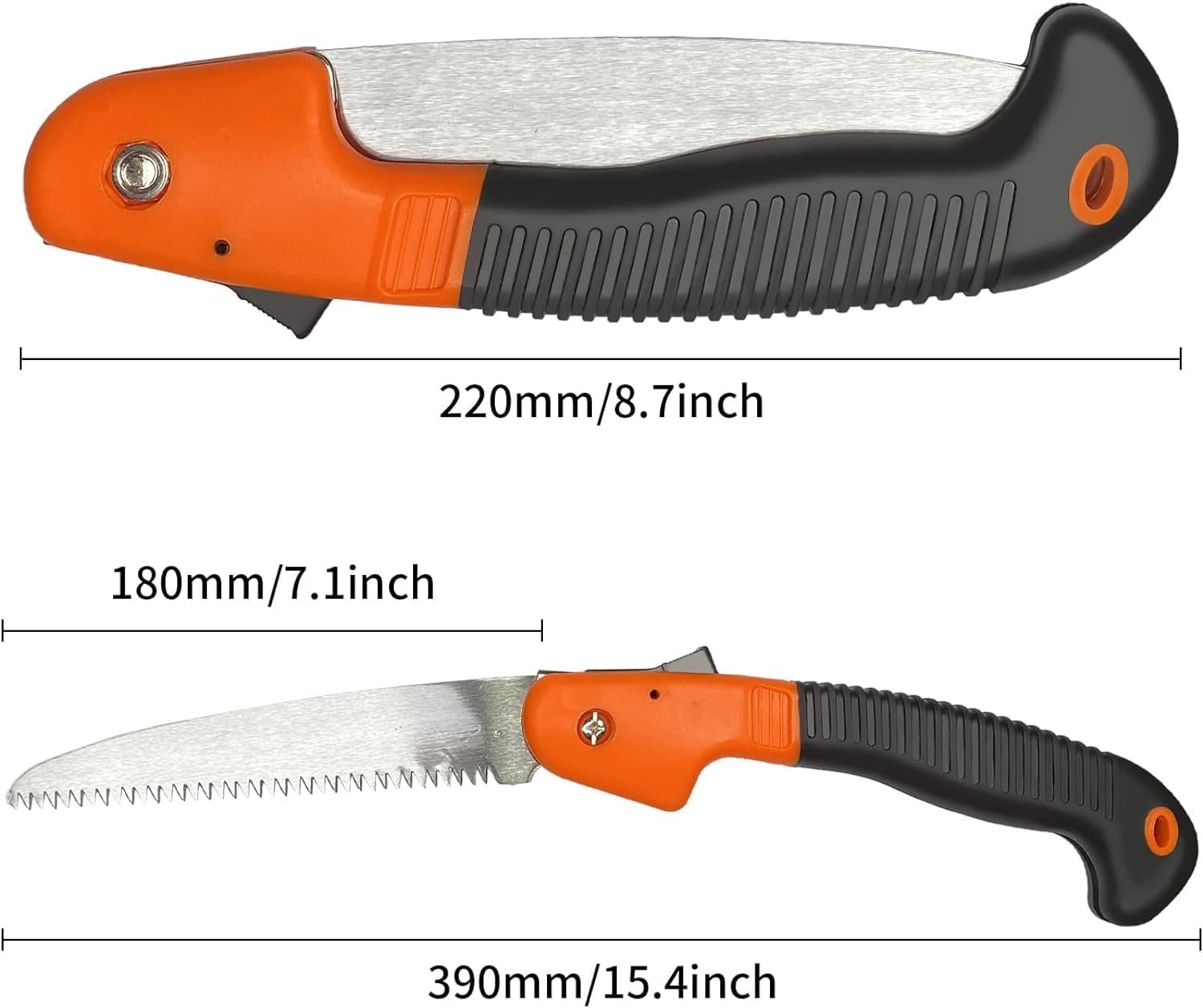 Heavy Duty Plant Cutter - Outdoor Hacksaws, 18 cm Steel Blade, Folding Saw for Patio Repair & Travel Camps - Image 2