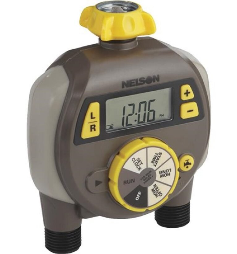 Sprinkler 56612 Large Double Outlet Timer With Easy To Read LCD Screen