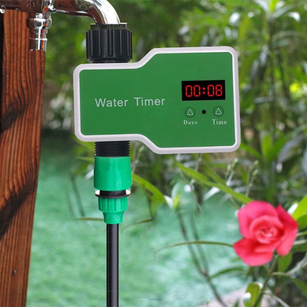(BT41G6) Irrigation Digital Programmable Water Timer IP65 Waterproof Controller | Daily/Hourly Scheduling for Garden, Balcony, Lawn (Timer, 1, Set)