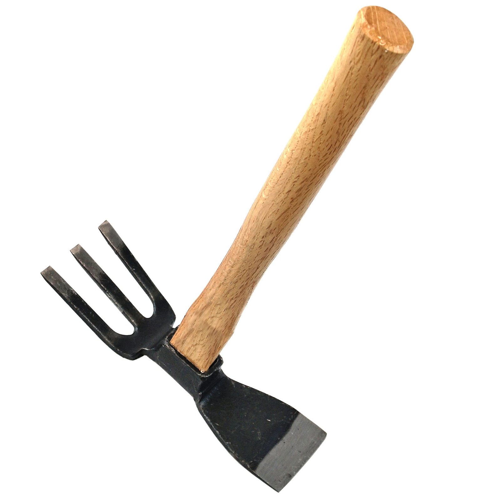 Hoe Cultivator Combo Hand Tiller 14-3/4" Heavy Duty Hand Forged Japanese Steel Blade, Japanese Gardening Tool for Digging, Raking, Cultivating, Weeding, Made in Japan - Image 2