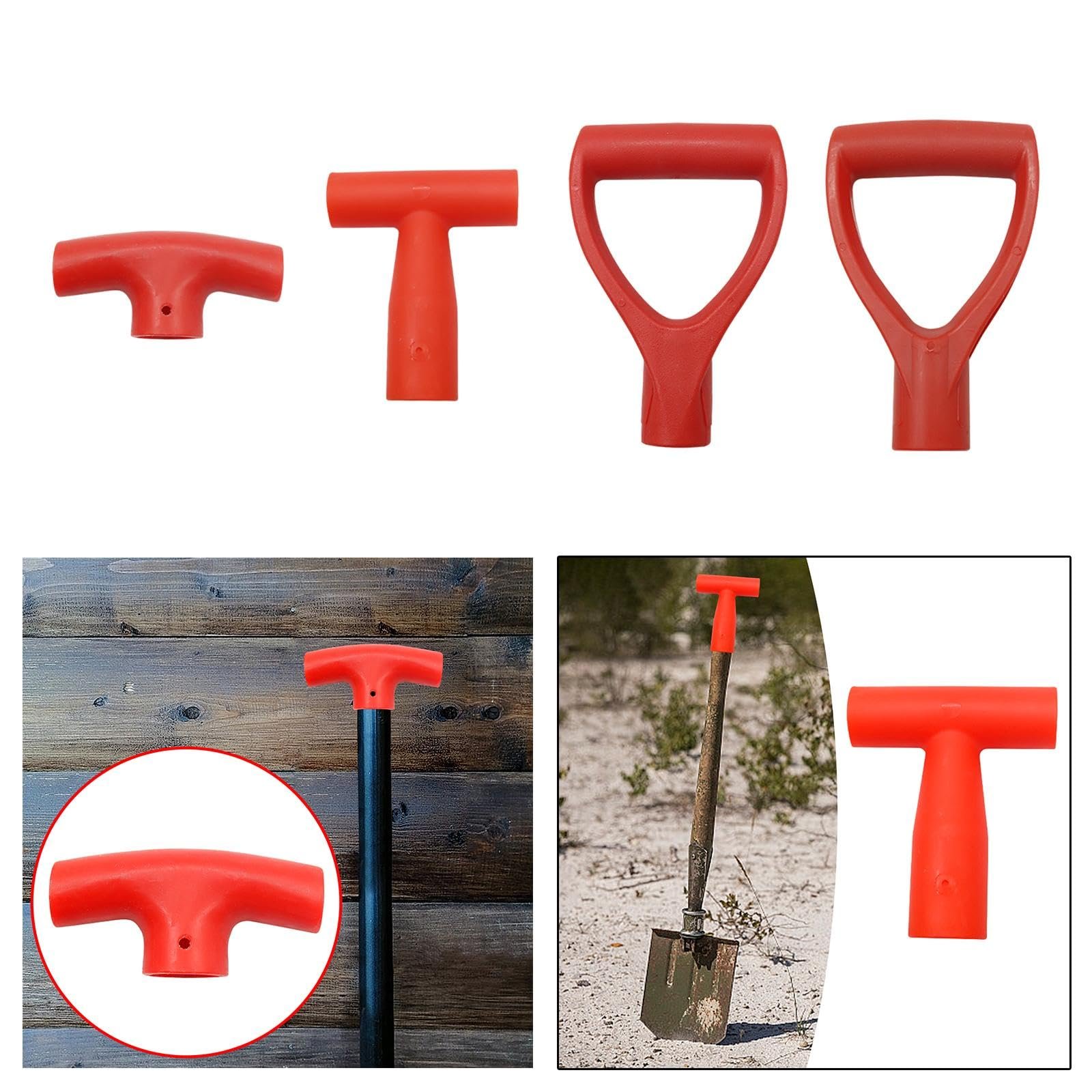 3xShovel Grip Handle Durable for Garden Shovel Camp Shovel Digging Raking Tool Short T Type | Shovels | Garden Tools & Equipment | Gardening Supplies - Image 5