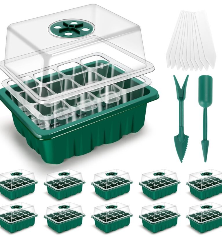 3rd Gen Seed Starter Tray, 10 Pack Seed Starter Kit, 120 Cells