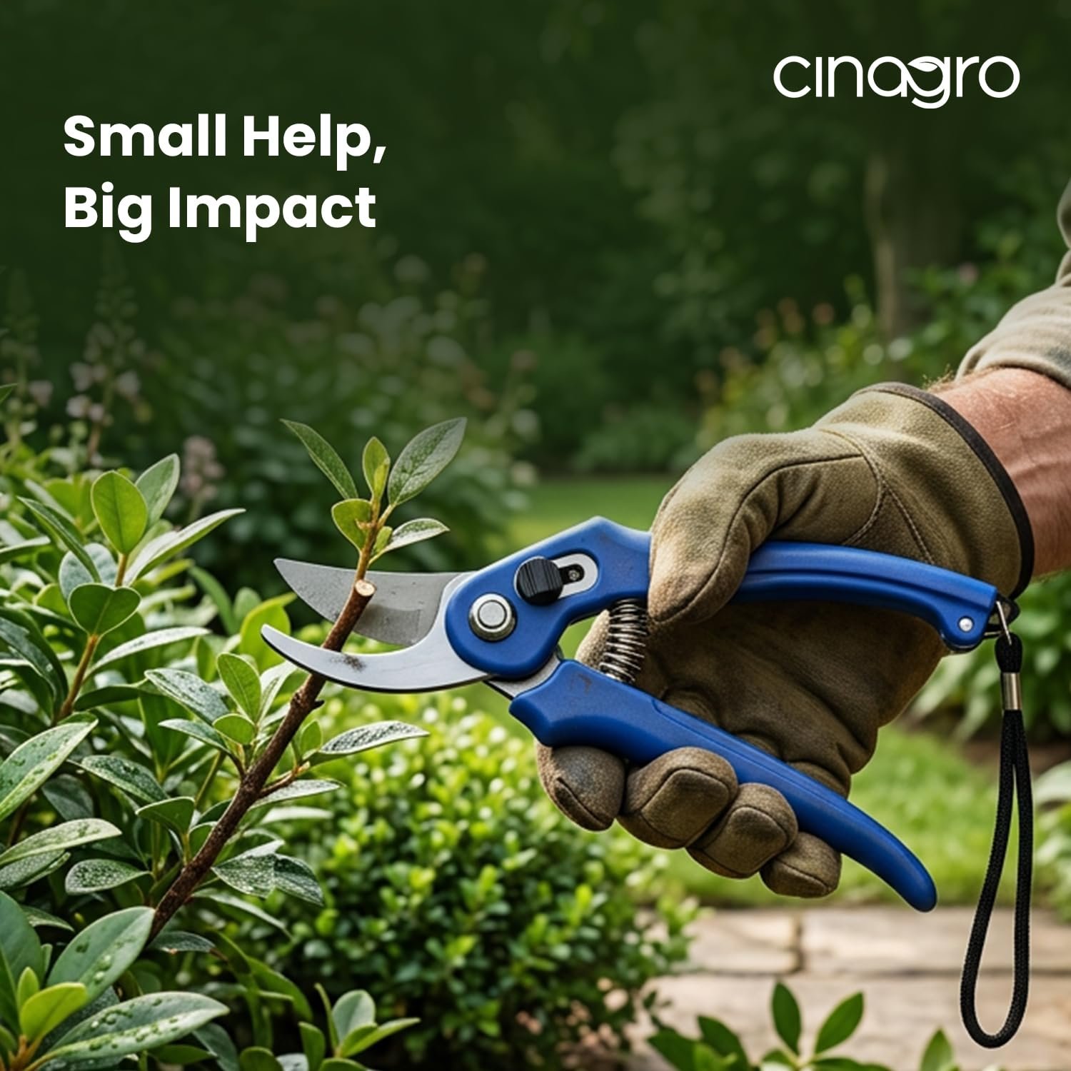 Hand Pruner with Steel Blade, Non-Slip Ergonomic Handle, Assorted - Image 8