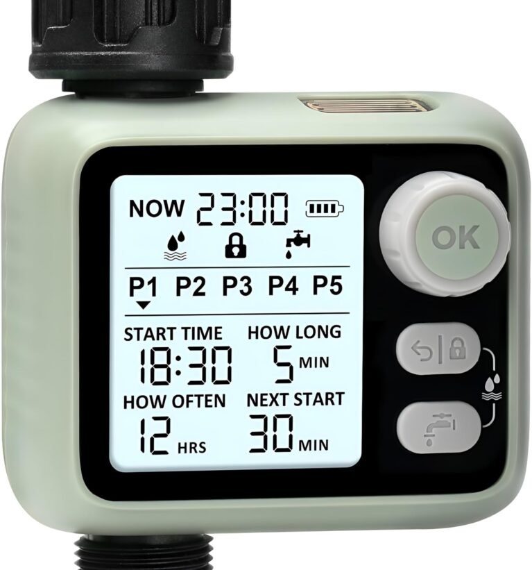 Home & Garden Automatic Irrigation Water Timer With 5 Different Water Programs With Rain Sensor Watering System Drip Irrigation Digital Controller Fully Automatic Adapters Child Lock Feature