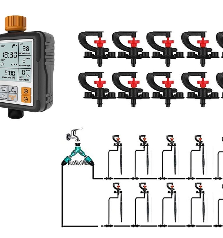 G-type Automatic Rotate Sprinkler Watering Kits,Sprinkler Timer,Water Timer Digital.