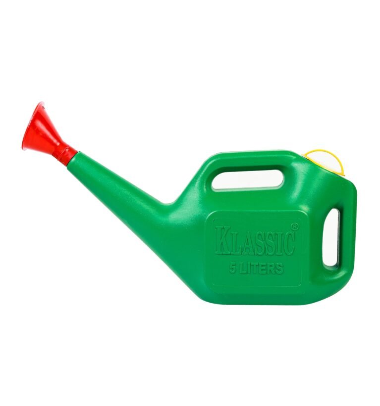 Watering Can (5L) | Plastic Green Water Can with Sprayer for Plants/Garden | Indoor Outdoor Watering Shower Can | Sprinkler for Plants | Watering Hand Bottles for Garden | Water Spray Can