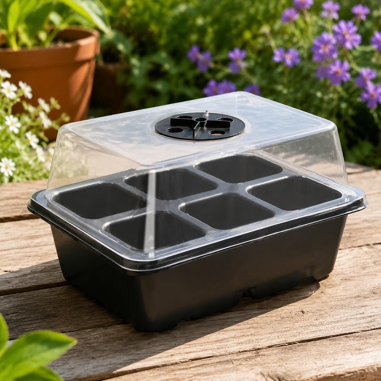 Seedling Raising Tray, with Lid, Set of 3 3 - Image 4