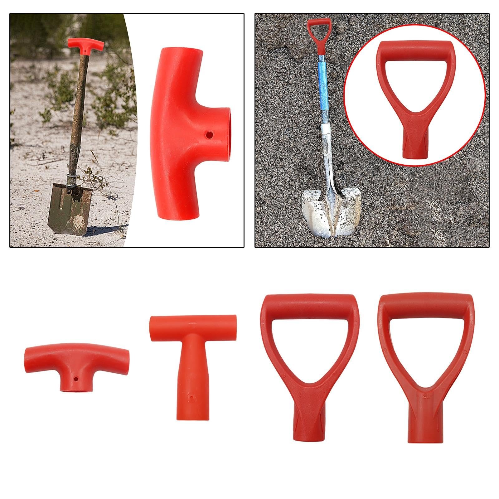 3xShovel Grip Handle Durable for Garden Shovel Camp Shovel Digging Raking Tool Short T Type | Shovels | Garden Tools & Equipment | Gardening Supplies - Image 4